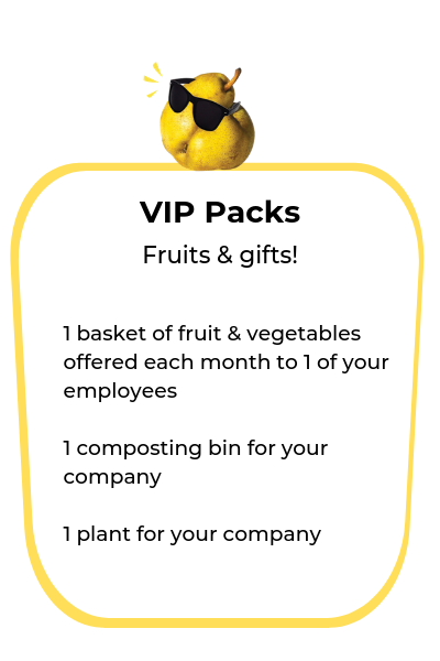 The VIP organic fruit pack for organizations